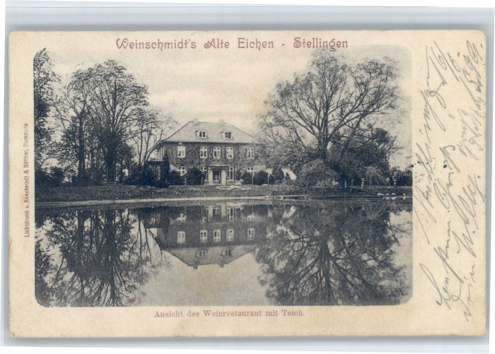 Stellingen Hamburg Stellingen Weinschmidts Alte Eichen Restaurant