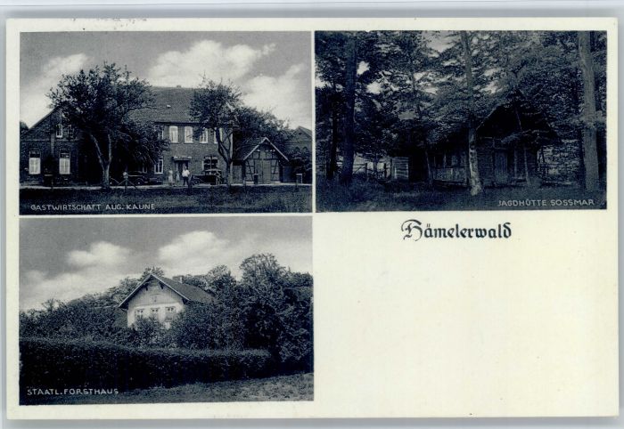 Haemelerwald agdhuette Wirtschaft Kaune Forsthaus x
