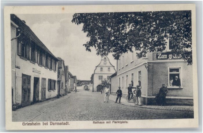Griesheim Hessen Rathaus Marktplatz