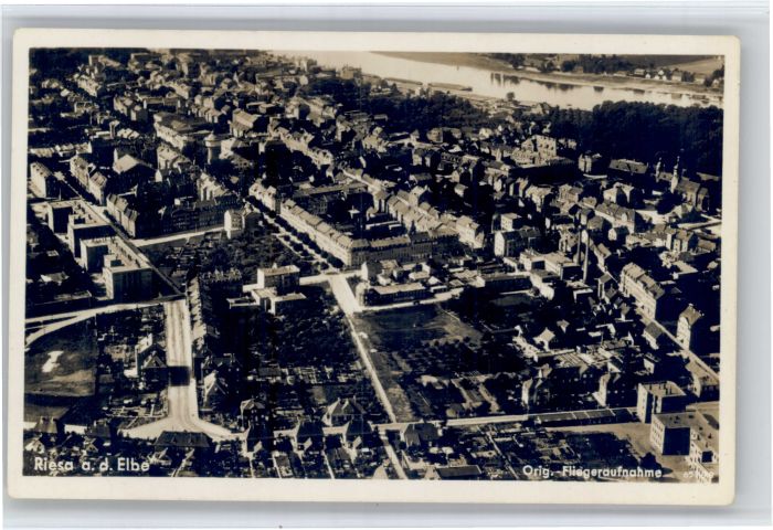 Riesa Sachsen Riesa Fliegeraufnahme