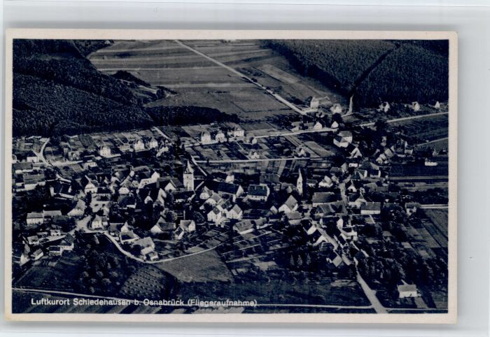 Schledehausen Bissendorf Osnabrueck Niedersachsen Fliegeraufnahme