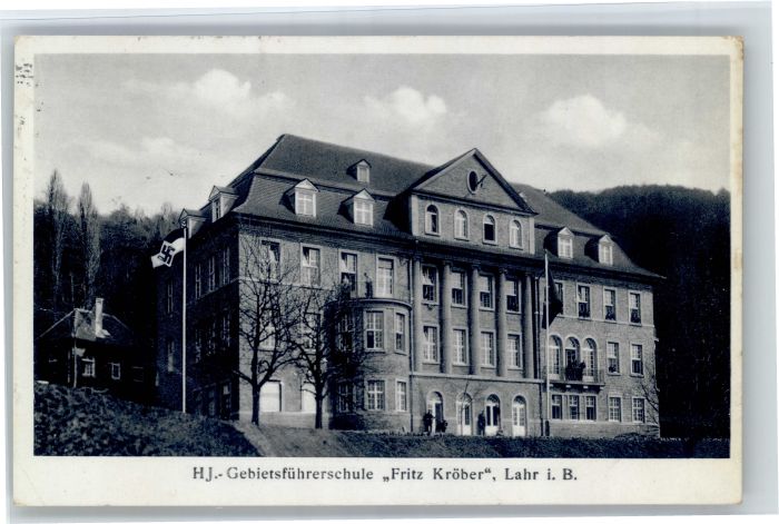 Lahr Schwarzwald Lahr Gebietsfuehrerschule Fritz Kroeber x