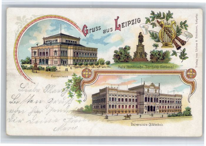 Bibliothek Library Leipzig Konzerthaus Universitäts Biblio