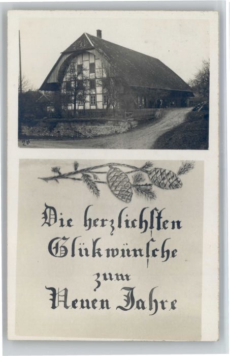 Muehledorf BE Handschriftlich] Neujahr