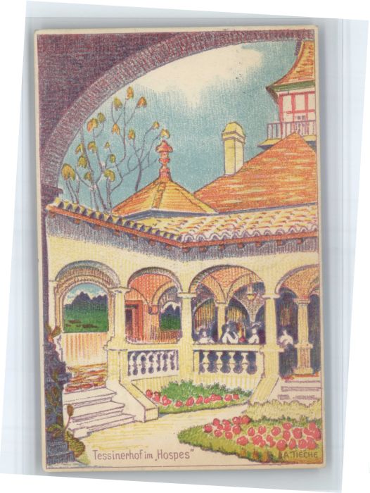 Bern BE Bern Tessinerhof Hospes Kuenstler A Tieche