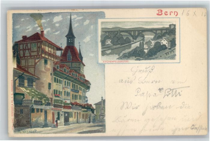 Bern BE Bern Kirchenfeldbruecke