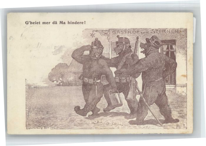 Bern BE Bern Gasthof Sternen Kuenstler Erholungsheim Lauterburg