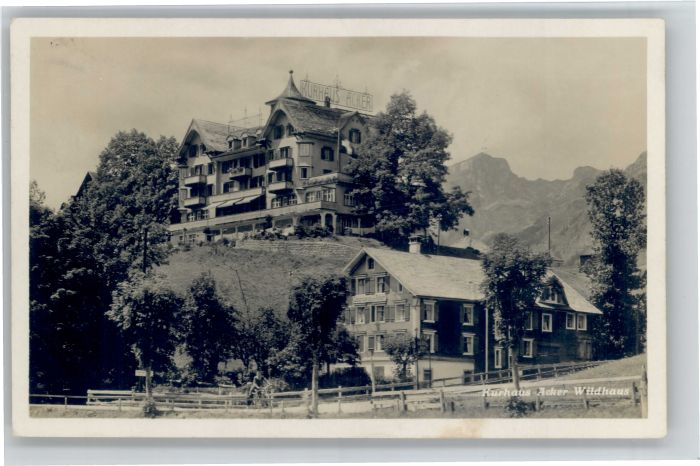 Wildhaus SG Wildhaus Kurhaus Acker