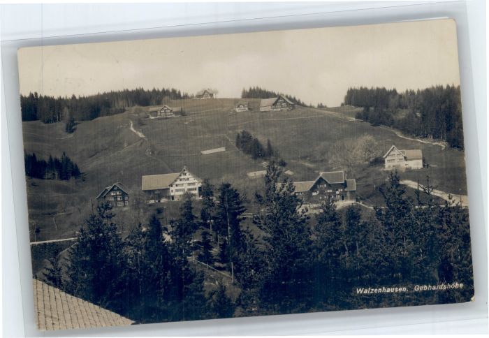 Walzenhausen AR Walzenhausen Gebhardshoehle