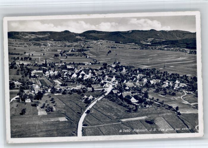 Miecourt Fliegeraufnahme