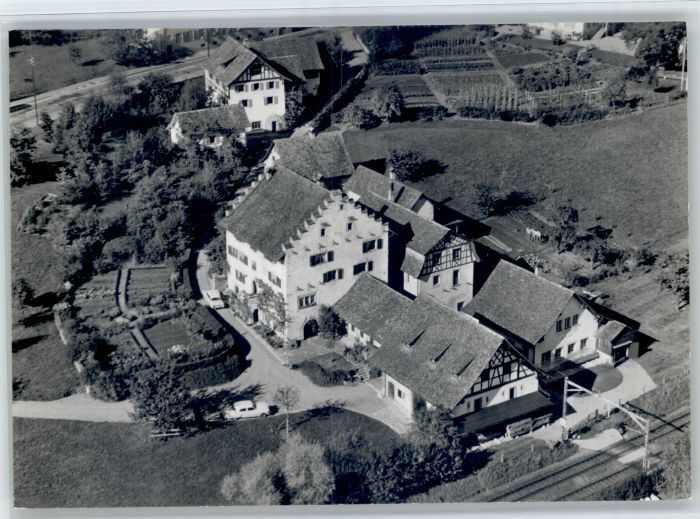 Richterswil Schule Muelene Fliegeraufnahme