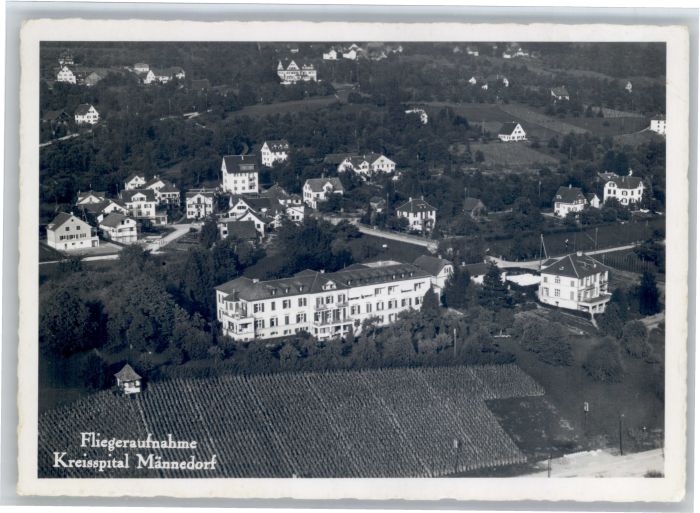 Maennedorf Fliegeraufnahme Spital