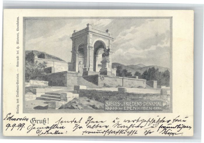 Edenkoben Weinstrasse Rheinland-Pfalz Siegesdenkmal