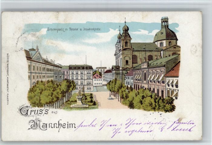Mannheim Schillerplatz Theater Jesuitenkirche