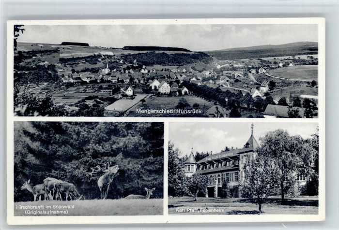 Mengerschied Hirschbrunft Ferienheim Karl Pfaff