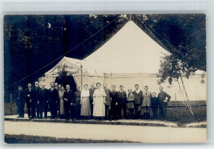 Ostfildern Missionszelt in Scharnhausen ca. 1930 bei Esslingen