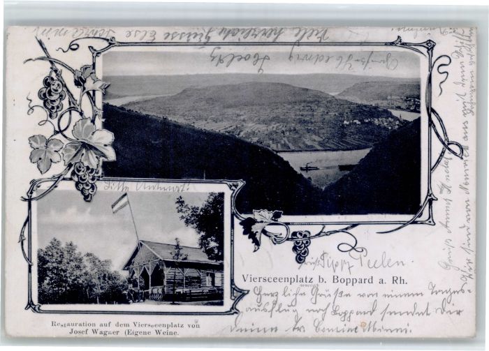 Boppard Rhein Boppard Vierseenplatz Restauration Josef Wagner