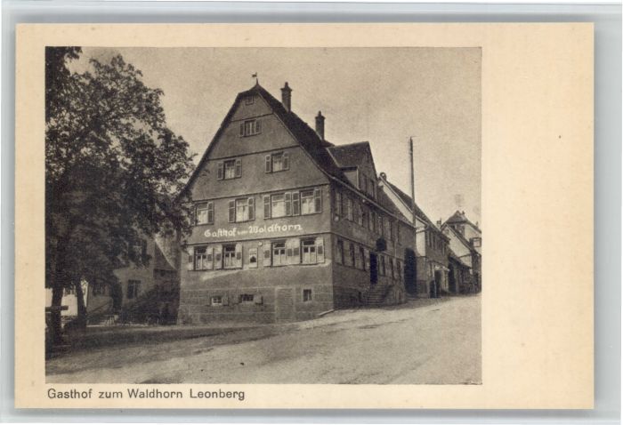 Leonberg Wuerttemberg Leonberg Gasthof zum Waldhorn