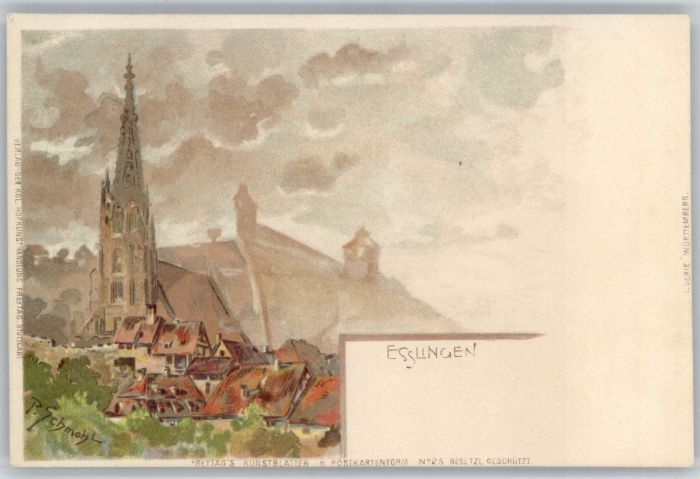 Esslingen Neckar Esslingen Kuenstler P. Schmohl