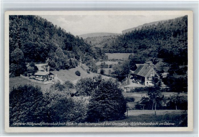Waldkatzenbach Antonslust Reisengrund