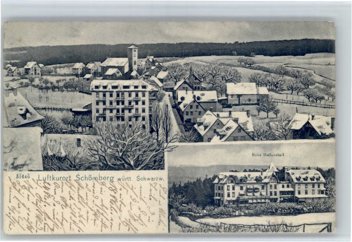 Schoemberg Schwarzwald Neue Heilanstalt