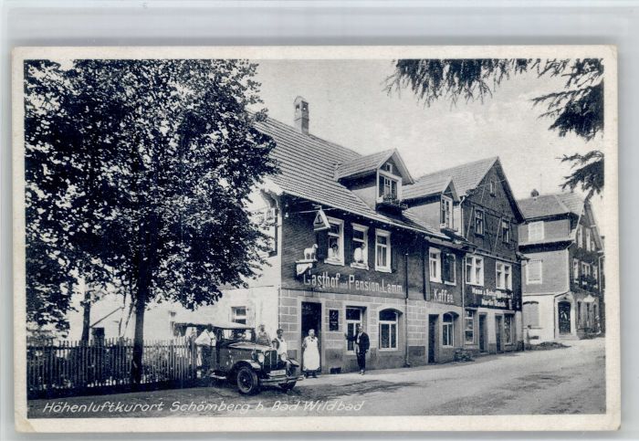 Schoemberg Schwarzwald bei Bad Wildbad Gasthof Pension Lamm