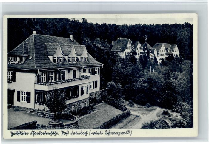 Calmbach Enz Calmbach Gaststaette Charlottenhoehe x