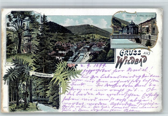 Bad Wildbad Trinkhalle Hotel Bellevue