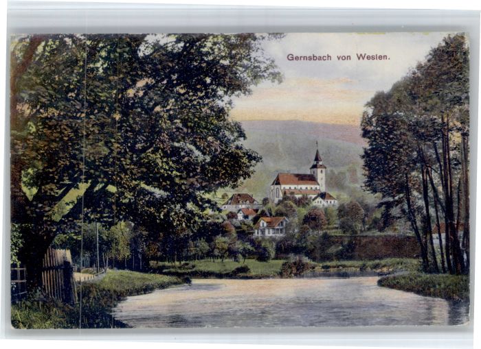 Gernsbach von Westen