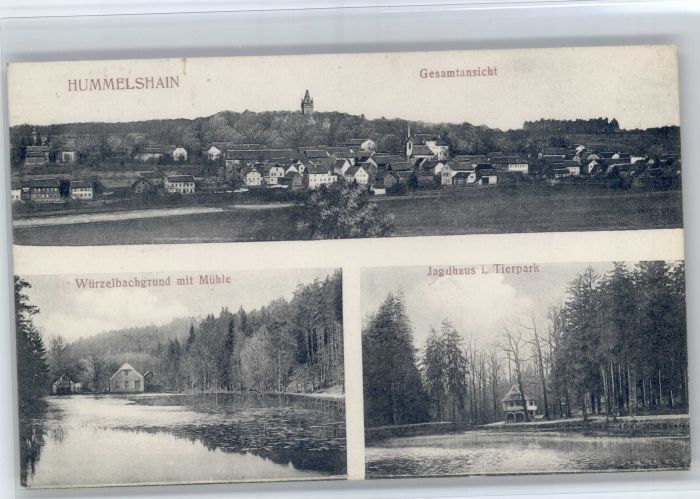 Hummelshain Wuerzelbachgrund Jagdhaus Tierpark