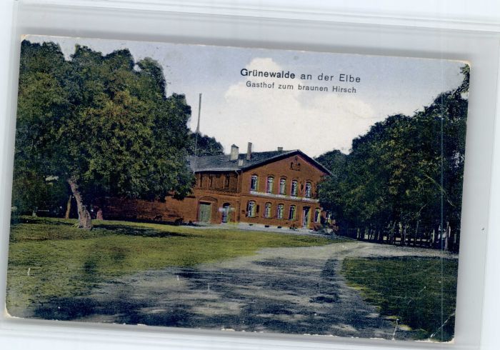 Gruenewalde  Schoenebeck Gasthof zum braunen Hirsch