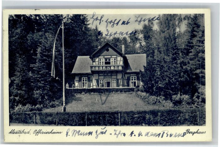 Gernrode Harz [Stempelabschlag] Alexisbad Offiziersheim