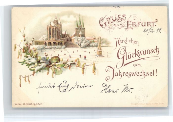 Erfurt Jahreswechsel