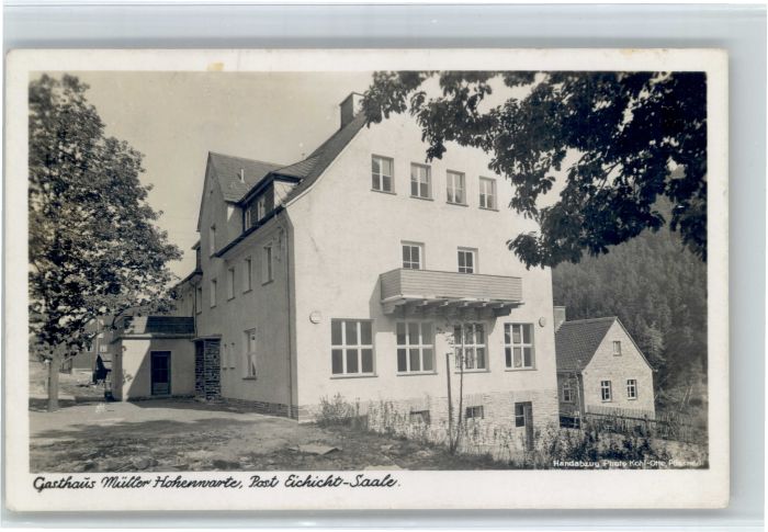 Eichicht-Saale Gasthaus Mueller hohenwarte