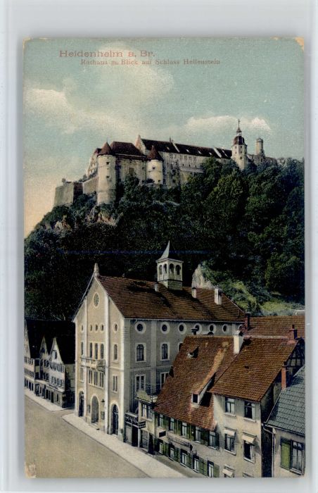 Heidenheim Brenz Rathaus Schloss Hellenstein