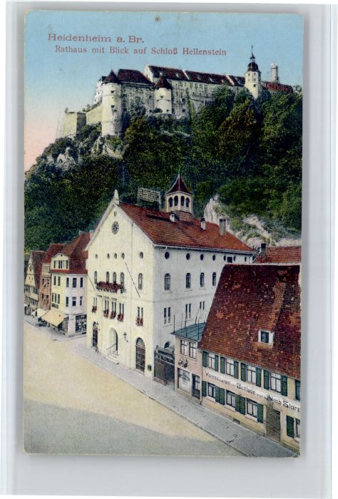 Heidenheim Brenz Rathaus Schloss Hellenstein