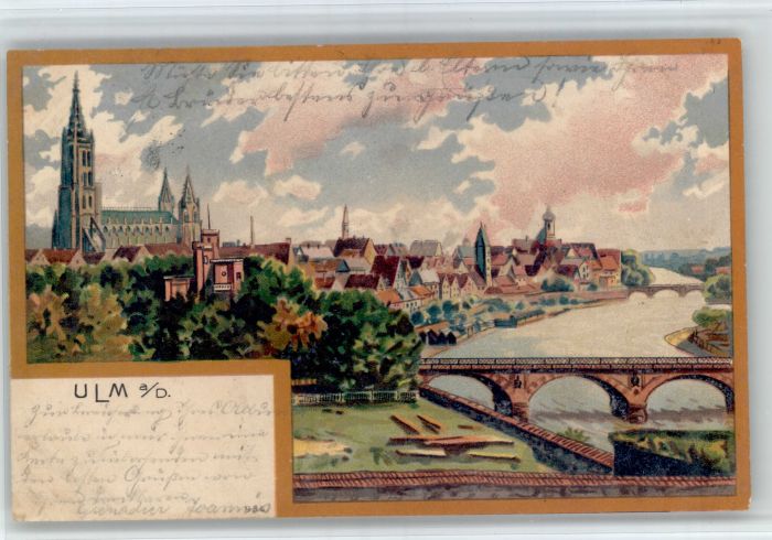Ulm Donau Muenster Bruecke x