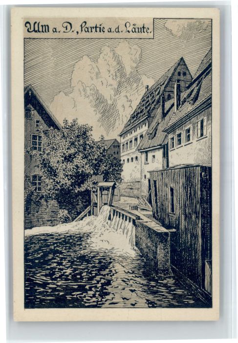 Ulm Donau Partie Laeute