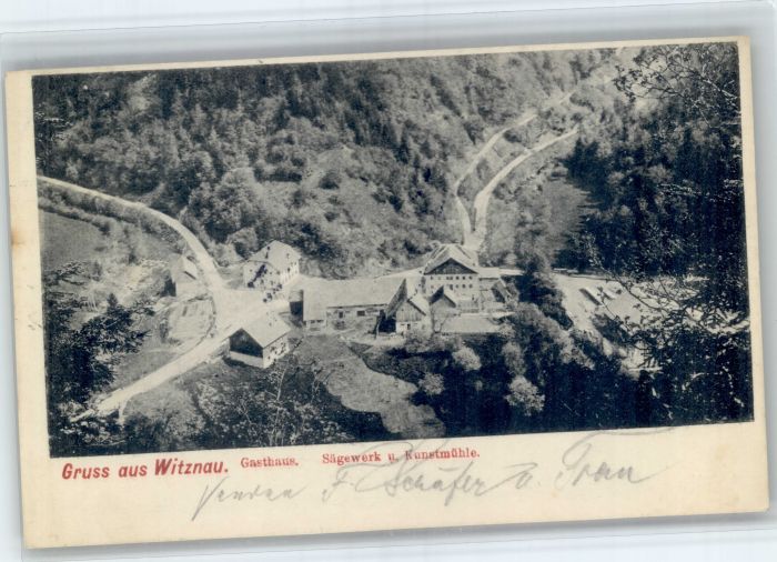 Witznau Gasthaus Saegewerk Kunstmuehle x