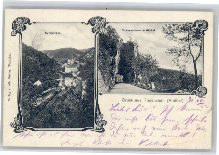 Tiefenstein Strassentunnel Albthal