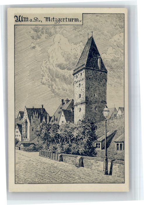 Ulm Donau Metzgerturm