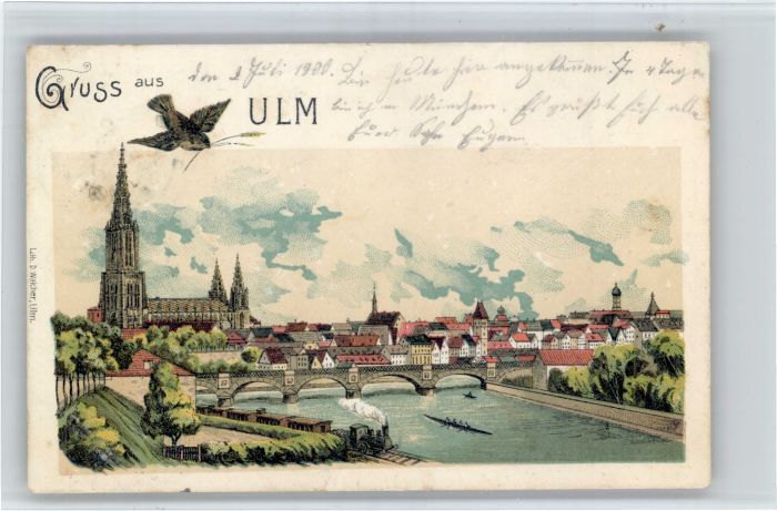 Ulm Donau Muenster Bruecke x
