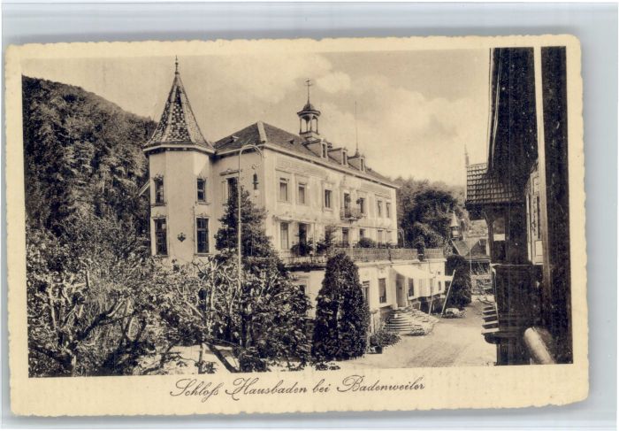 Badenweiler Schloss Hausbaden