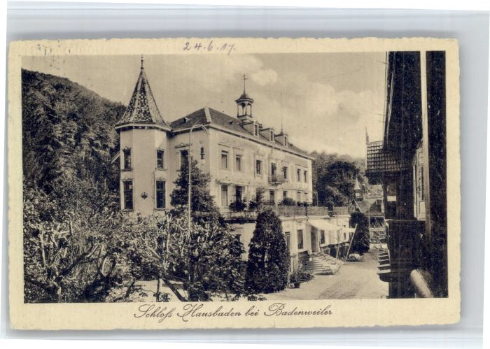 Badenweiler Schloss Hausbaden