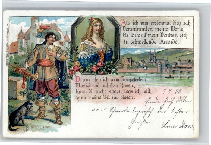 Bad Saeckingen Handschriftlich] Trompeter