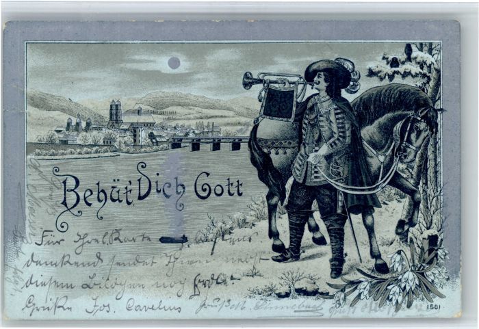 Bad Saeckingen Handschriftlich] Trompeter