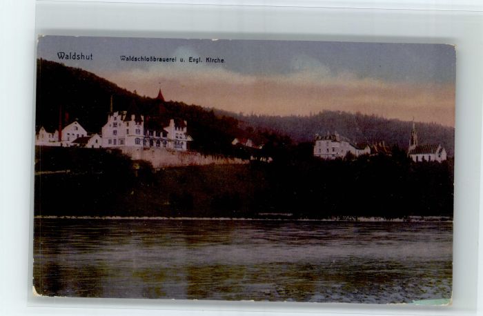 Waldshut Tiengen Rhein Waldshut-Tiengen Waldschlossbrauerei Kirche