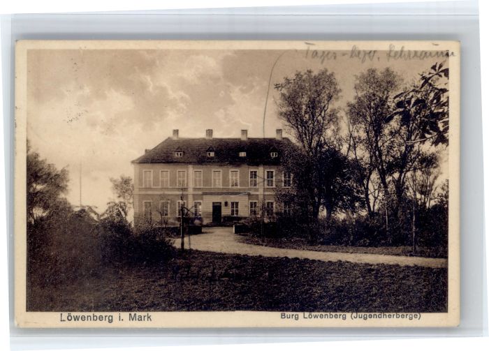 Loewenberg Oberhavel Burg Loewenberg