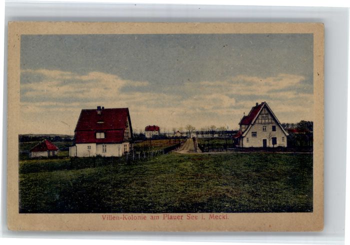 Plau See Villen Kolonie Plauer See