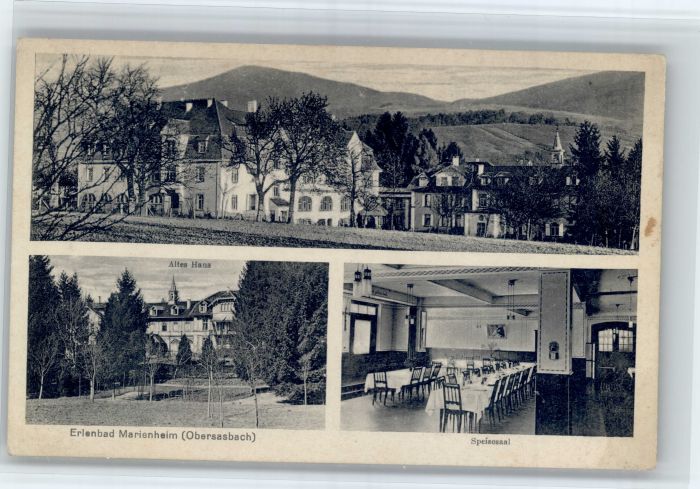 Obersasbach Erlenbad Altes Haus Marienheim